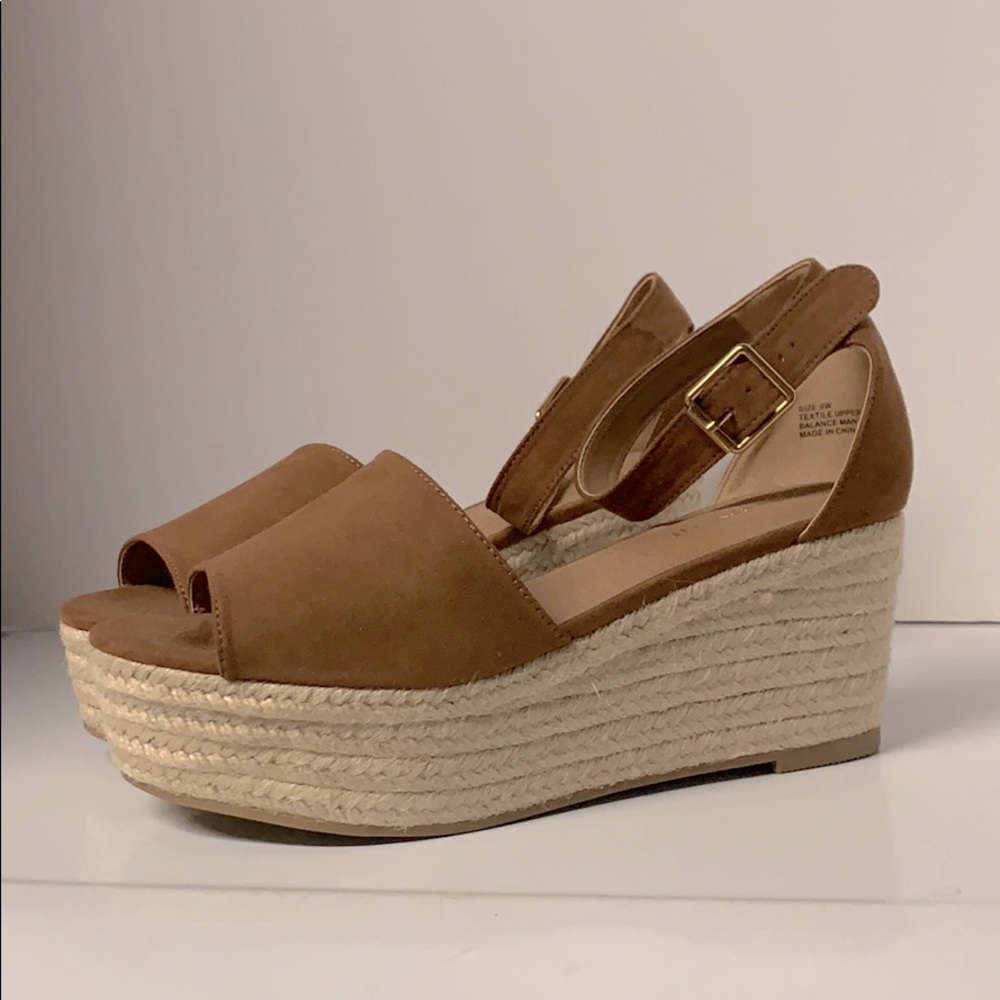 COPY - Lane Bryant Platform Wedge Sandals Brown 9…